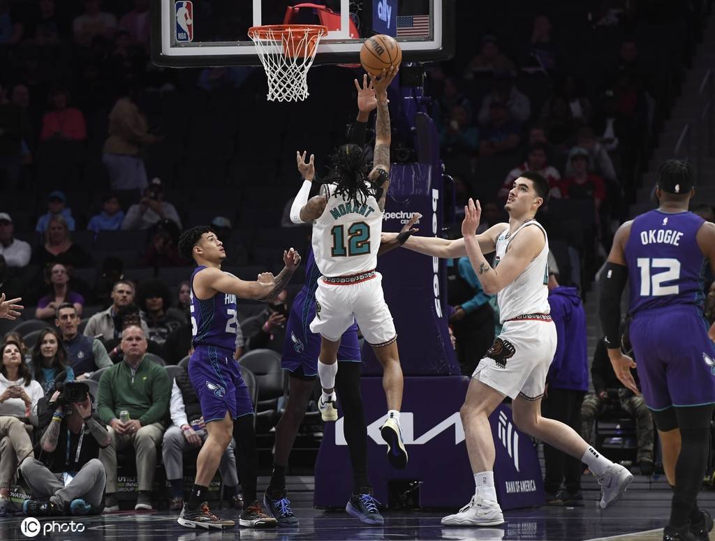 莫兰特28+8贝恩19分 威尔斯重伤离场灰熊胜黄蜂